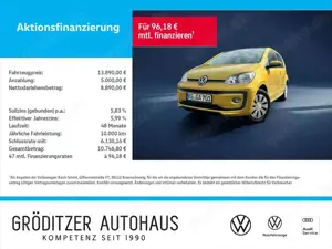 Volkswagen up! CAM|Klima|SHZ|GRA