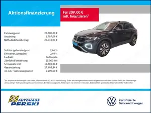Volkswagen T-Roc 1.0 TSI Goal mit Anschlussgarantie  KLIMA, NAVI,
