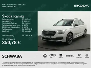 Skoda Kamiq Monte Carlo 1.5 TSI DSG *LED*PANO*AHK*18"