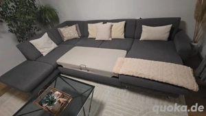 Großes Ecksofa mit Schlaffunktion & Bettkasten   sehr guter Zustand