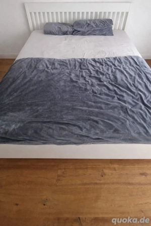 IDANÄS Bettgestell mit Schubladen, weiß Lönset, 180x200 cm