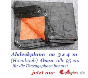 Abdeckplane 3 x 4 m