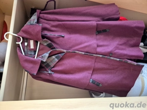 Mantel mit schal & schurwolle, damen 45   + versand ab 7,69  