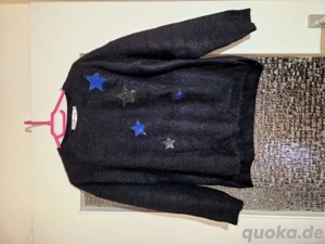 6 fuer einen Preis: Pullover und Westover schwarz & bunt Gr. 38