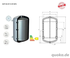 Kaltwasserspeicher Kältespeicher Speicher zum Kühlen Kühlspeicher