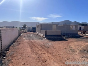 baugrundstück mit angefanggen Finka Haus baustelle auf Fuerteventura Las Palmas Canarien zu verkaufe Bild 3