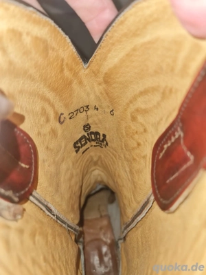  Sonora , Boots , Rarität ramengenäht echt leder aufwendige sickerei Bild 10