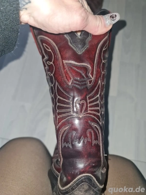  Sonora , Boots , Rarität ramengenäht echt leder aufwendige sickerei Bild 2