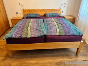 verkaufe Massivholzbett Buche geölt 180 x 200