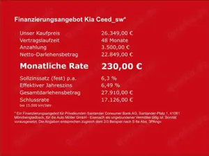 Kia Ceed SW / cee'd SW Vision 1.5T DCT7 Komfort Navi Kamera ACC Klima PDC Bild 4