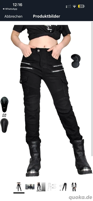 Motorradhose Damen