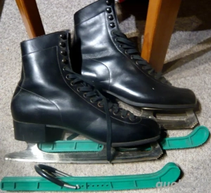 Schlittschuhe "Kristall Start" Kufengröße 29 cm mit Kufenschonern