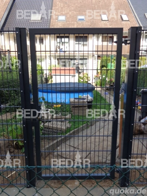 Zaun mit Sichtschutz & Doppelstabmattenzaun & Industriezaun langlebig sicher nach Maß