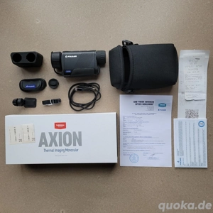 Wärmebildkamera Wärmebildhandgerät Pulsar Axion XQ38, Akku, Ladegerät, USB-Kabel