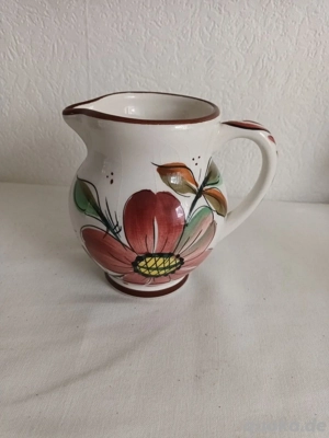 Porzellan Krug, Höhe 15cm  Öffnung 8,5cm