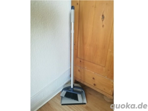 Stehkehrgarnitur mit Schaufel - Kehrgarnitur - Kehrset - Besen - Kehrblech