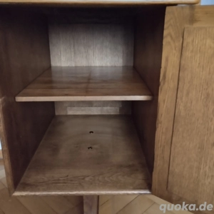 Schreibtisch Raumteiler Eiche rustikal Bild 4