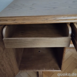 Schreibtisch Raumteiler Eiche rustikal Bild 6