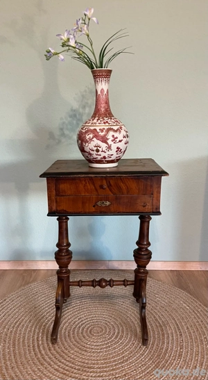  Antiker Nähtisch   Beistelltisch   Gründerzeit um 1880