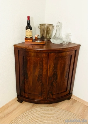 Antiker Biedermeier Barschrank   Eckschrank   ca. 1840er Jahre
