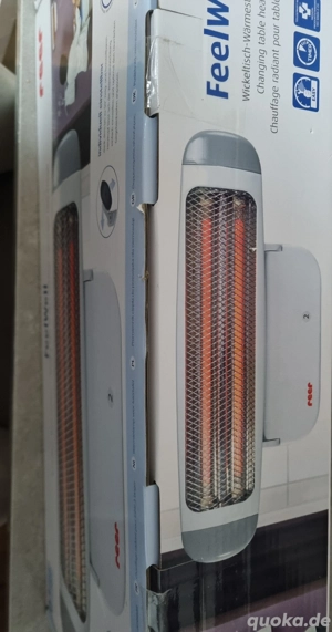 Wickeltisch-Heizstrahler 