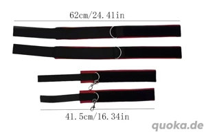 Fesselbänder - Hand und Fuss mit Klettverschluss