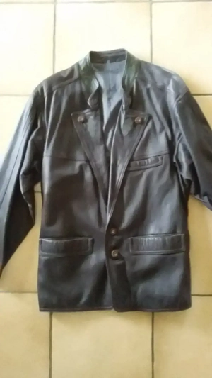Ledertrachtenjacke Herren Gr. 48