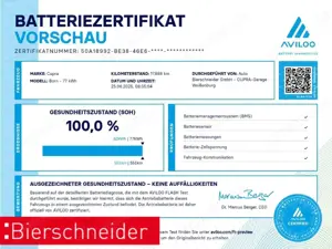 CUPRA Born 77 kWh Heat Pump LED Navi Kamera ACC Kessy Bild 2