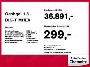 Nissan Qashqai 1.3 DIG-T MHEV Tekna ACC+LED+Navi+Pano Bild 4