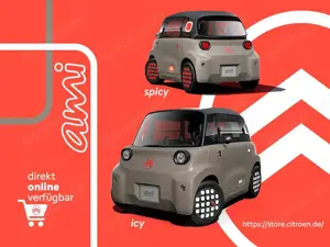 Citroen Ami NEU! inkl. Farbpaket (icy weiß oder spicy rot)