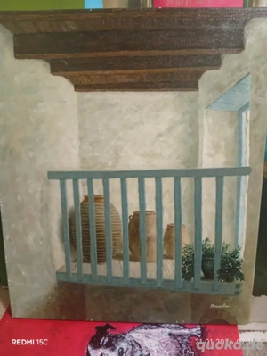 Gemälde in sehr schönem Stil gemalt