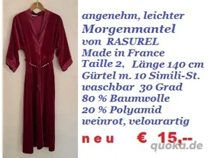 neuw. Morgenmantel von RASUREL