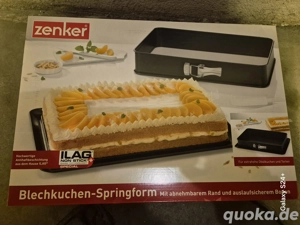 Backblech  Blechkuchen Springform von Zenker
