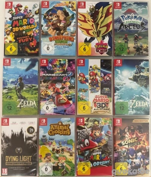 diverse Nintendo Switch spiele
