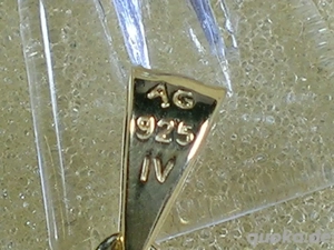 NEU: Kreuz-Anhänger 925 Silber mit Saphir oder Rubin Bild 6