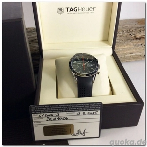 TAG HEUER Carerra Racing Chronograph Ref. CV2014.FT6014 Edelstahl Full Set Bild 3