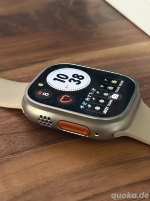 Apple Watch ultra Gen. 2 Titan Gehäuse 49 mm mit Armbände GPS uhr und Ladekabel + verpakung 
