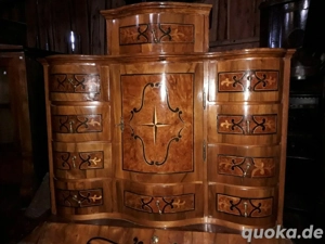 Tabernakel um 1760 Nussbaum mit Intarsia ALTRESTAURATION! Bild 4