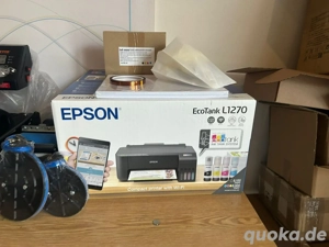 Sublimations-Starterset: Transferpresse+Sublimationsdrucker Epson (2 Pakete, Garantie) 