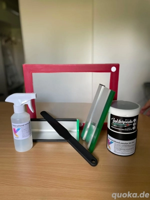 Siebdruck-Set Plus   komplettes Starterset