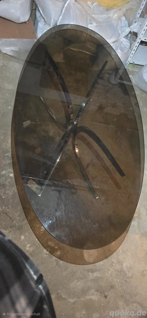 Alter Glastisch 1,60m x 0,80m