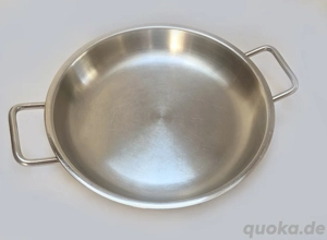 Fissler Edelstahl 18-10 Servierpfanne  24 H 5cm unbeschicht.Bratpfanne stainless Griffe 