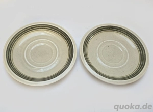 2 Unterteller-Tassen Kaffee Winterling Röslau   15 cm 70er vintage 