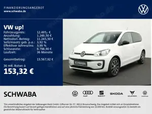 Volkswagen up! Active 1.0 *GRA*R-KAM*SHZ*DAB*8-fach*