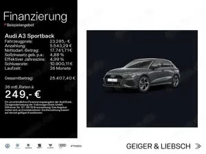 Audi A3 S line 35 TFSI Matrix+AHK+Navi+blac