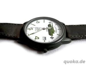 Seltene Leopard Panzer Armbanduhr  Bild 3