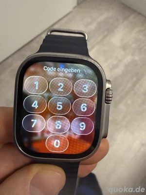 Apple Watch ultra Gen. 2 GPS Uhr 49mm mit ocean blau Armbände und rechnung , Akku : 100% 