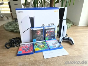 sony Playstation 5 slim spielkonsole Slim PS5 mit OVP und Disk spiel + rechnung  und garantie 