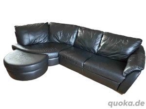 Eck-Couch Eck-Sofa aus Leder