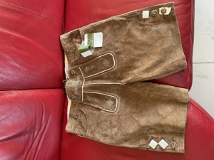 Herrenlederhose neu kurz braun ungetragen 